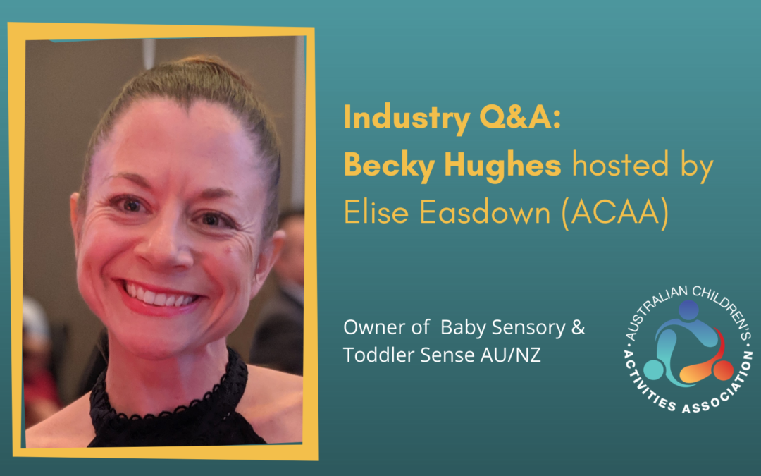 Industry Q&A with Becky Hughes; hosted by Elise Easdown