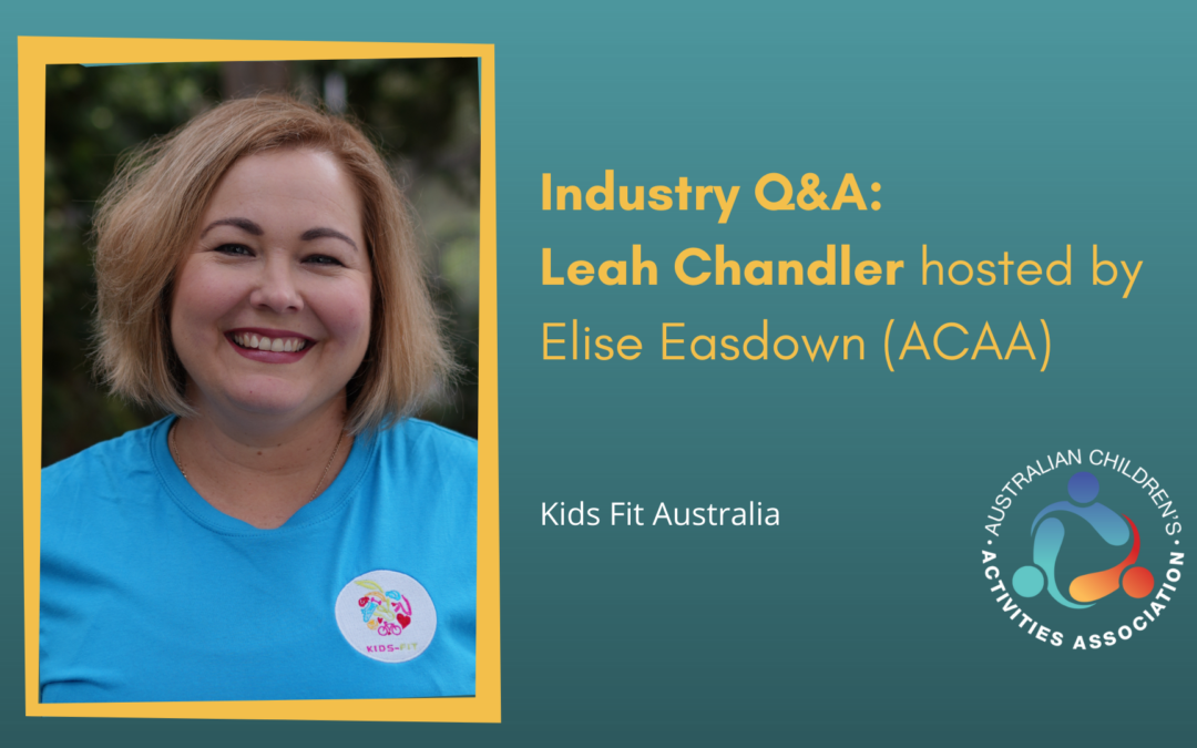 Industry Q&A with Leah Chandler; hosted by Elise Easdown